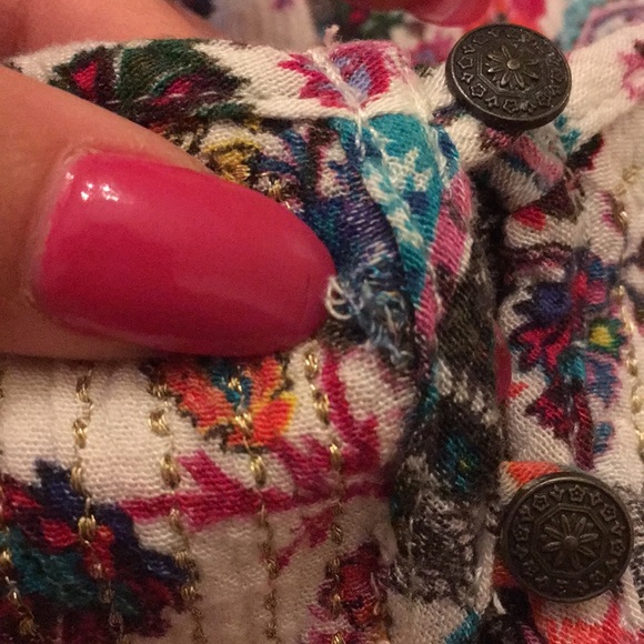 AEO Paisley Printed Romper - Picture 5 of 5